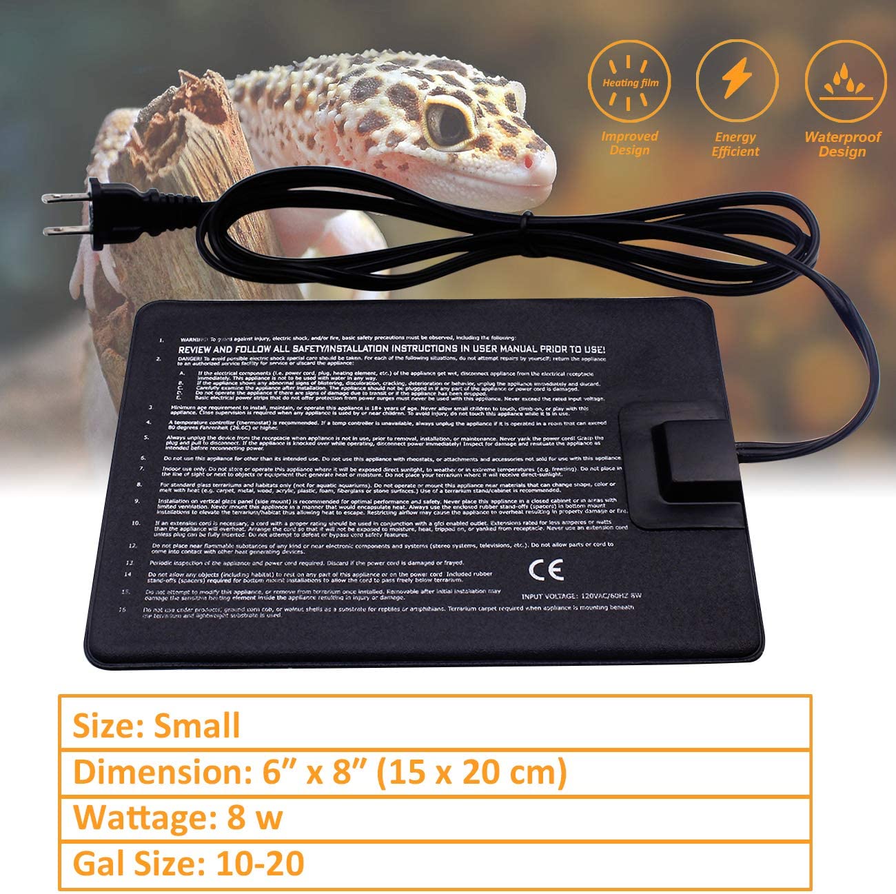 Z27 Aiicioo Reptile Heating Pad – JamJam Exotic